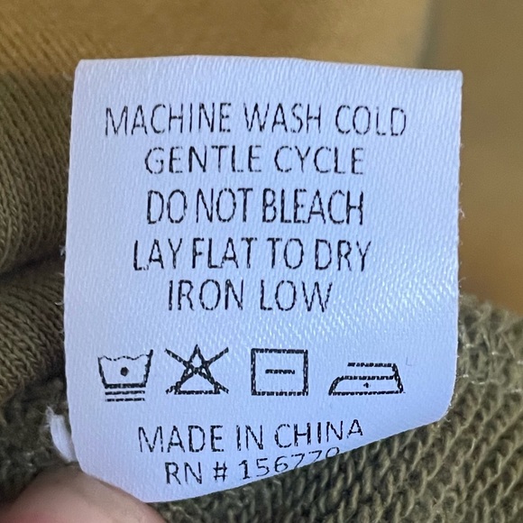 SOLD ❤️ Roolee green gray quarter zip sweatshirt - Picture 3 of 6